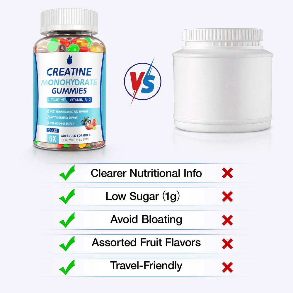 Travel-friendly pouch for MaxHemp Creatine Gummies in gym bag