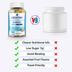 Travel-friendly pouch for MaxHemp Creatine Gummies in gym bag