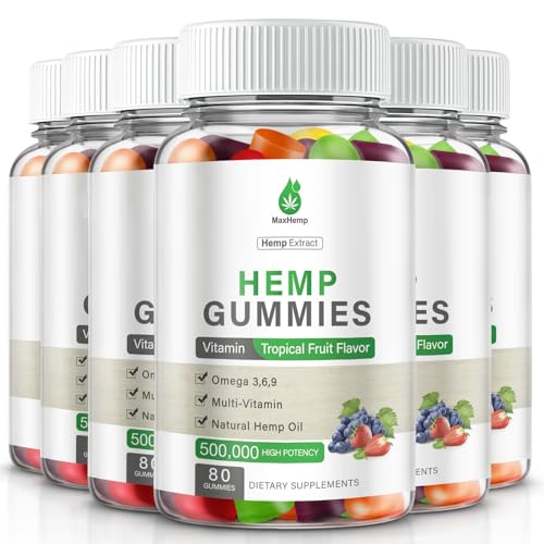MaxHemp Hemp Gummies High Potency bottle for daily wellness support.