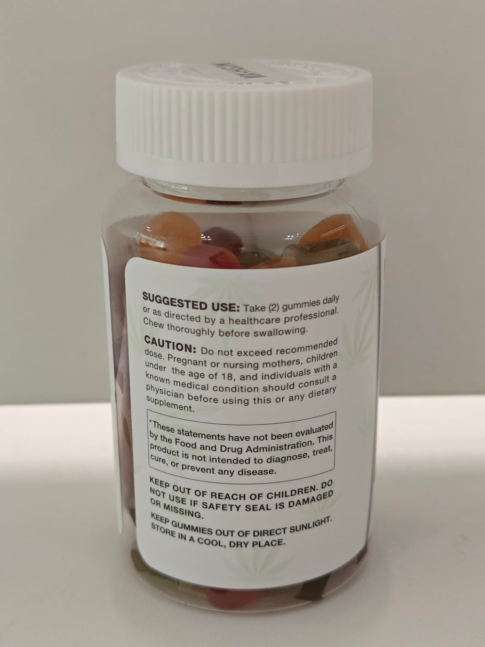 MaxHemp packaging display: shelf-ready gummies on show