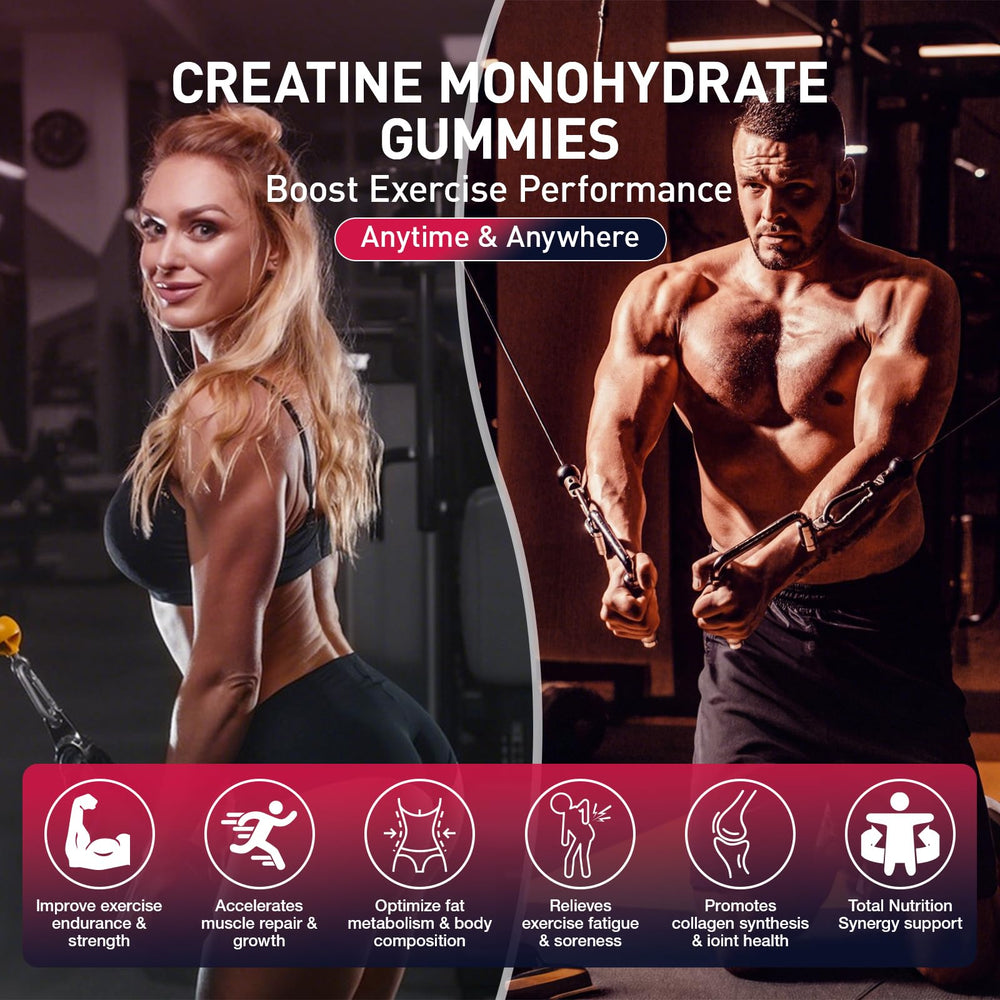 On-the-go Maxhemphealth Creatine Gummies bottle for convenient fueling.