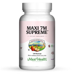 Maxi Health Acidophilus probiotic bottle front for daily gut balance and immune support