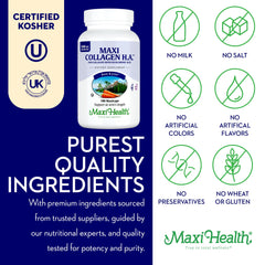 Maxi Health allergen-free formula, gluten and dairy-free bottle