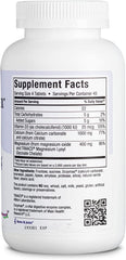 Maxi Health Chewable Calcium Complex vanilla label highlighting EnzyMax enzymes