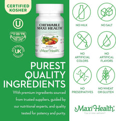 Maxi Health papaya powder ingredient visual emphasizing natural fruit powder