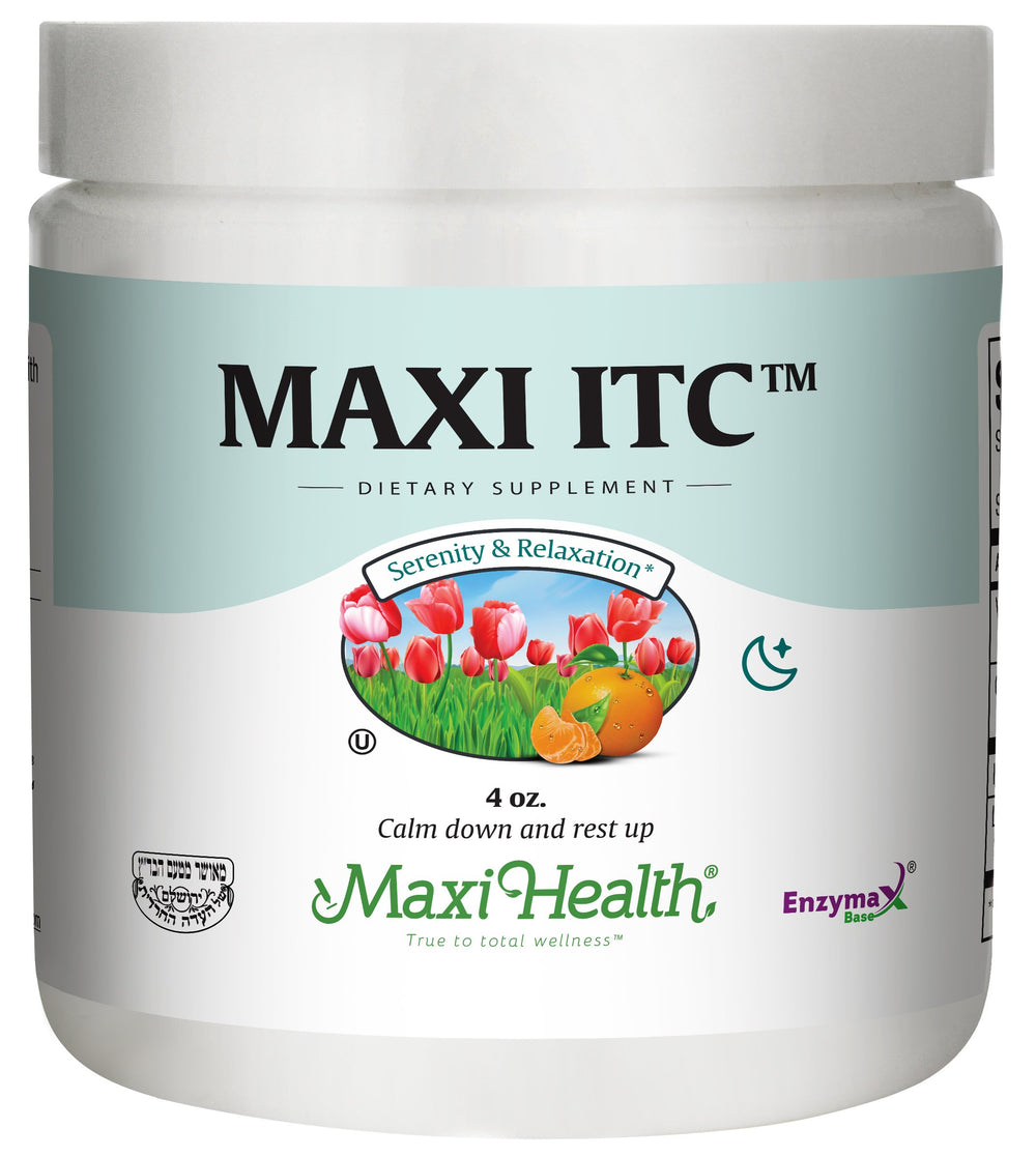 Maxi Health Inositol calming formula bottle for daily mood support.