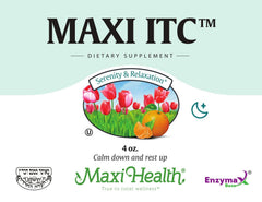 Vitamin C and Taurine blend detail on Maxi Health label.