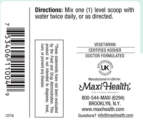 Close-up of Inositol calming ingredients Taurine and Vitamin C.