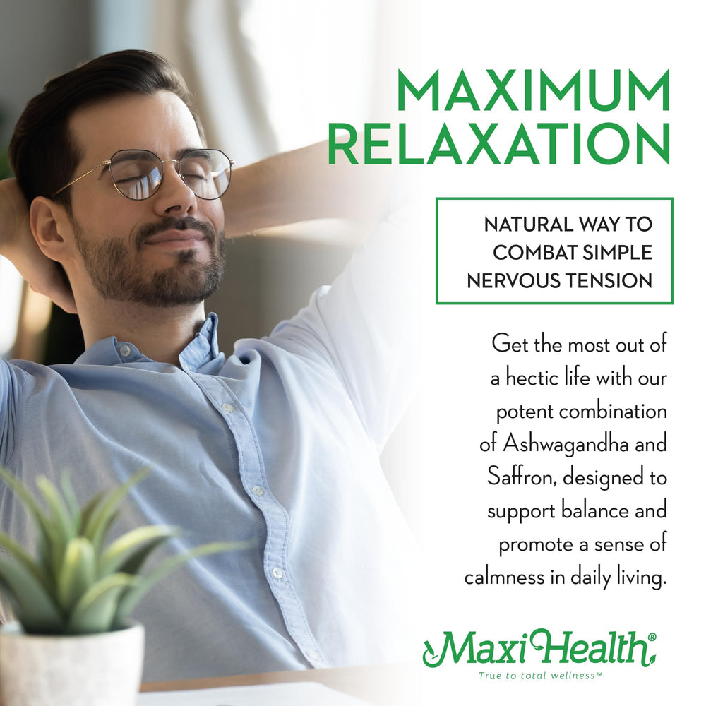 Maxi Health Kosher-certified Ashwagandha capsules emphasize purity and trust