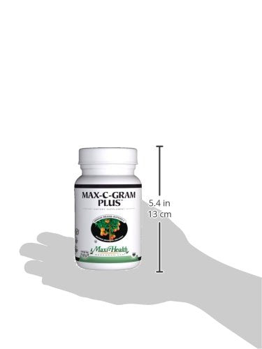 Packaged Maxi Health Max C Gram Plus on store shelf showing a ready-to-use daily option.