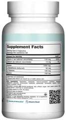 Maxi Health Relax to The Max capsules close-up highlighting calming ingredients.