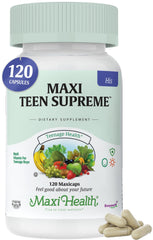 Maxi Health teen vitamins bottle for daily growth support