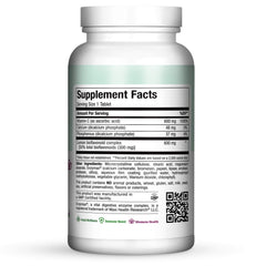 Maxi Health Vitamin C 600mg bottle pour showing easy daily dosing and absorption support.