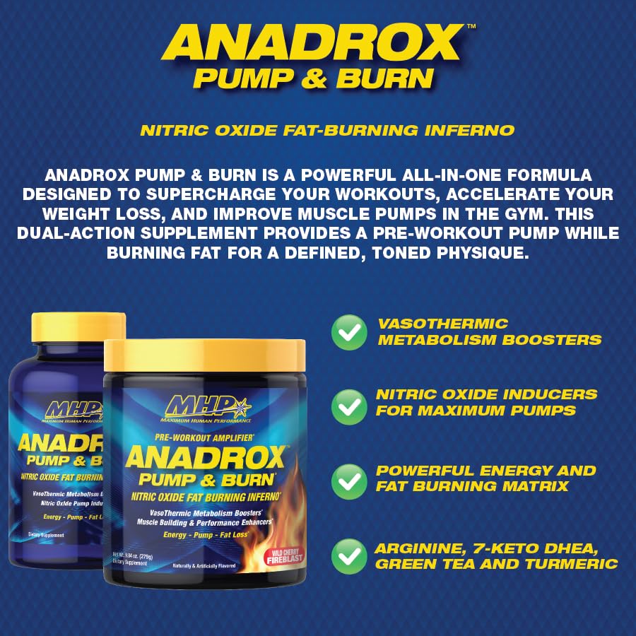 Maximum Human Performance Anadrox energizes workouts with wild cherry flavor