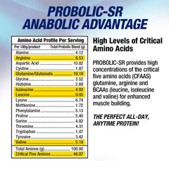 Maximum Human Performance PROBOLIC-SR shaker with multi-phase release label.