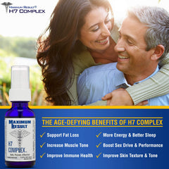 Maximum Result H7 Complex sublingual spray under tongue for easy absorption.