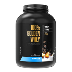 Maxler 100% Golden Whey cappuccino tub for convenient daily shakes