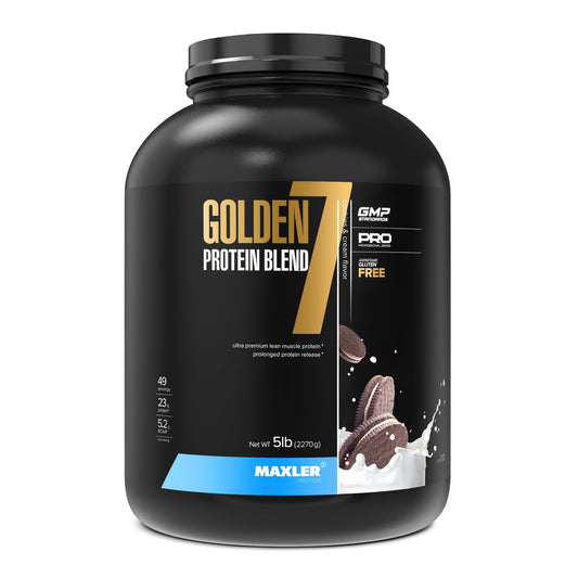 Maxler Golden 7 pour shows smooth mix for post-workout recovery