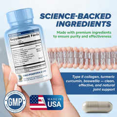 MAXLIFE NATURALS ArthroFlex lifestyle shot suggests active living with flexible joints.