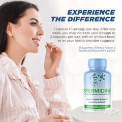 MAXLIFE NATURALS spermidine displayed in a morning routine setup for focus.