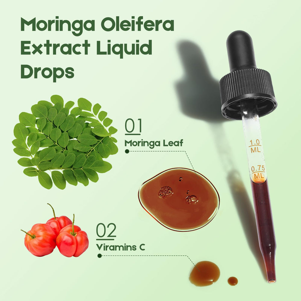Moringa leaf and Vitamin C blend in MaxuraFit Drops