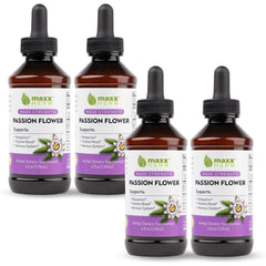 Maxx Herb Passion Flower Extract bottle for potent liquid relaxation support.