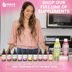 Four-bottles pack of Maxx Herb Valerian displayed for long-term use.