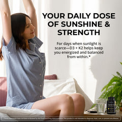 MaxX Labs Vitamin D3 K2 3000 IU gluten-free packaging.