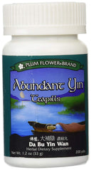 Mayway Abundant Yin Teapills label shows 200 pills per bottle