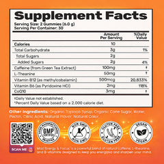 MAZI gummies bottle open ready for on-the-go energy.