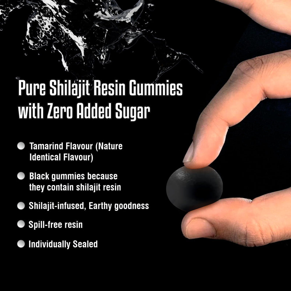 MBDH Wellness gummies texture highlights tamarind flavor and chewable energy boost.