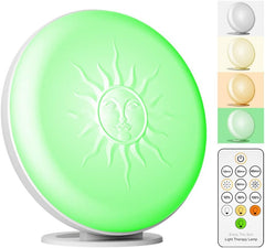 McDen Light Therapy Lamp front view for a desk ready mood boost