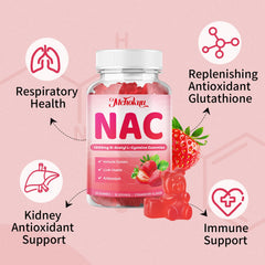 mchokuu nac gummies 1000mg textured gummies illustrate soft bite and pleasant chewability