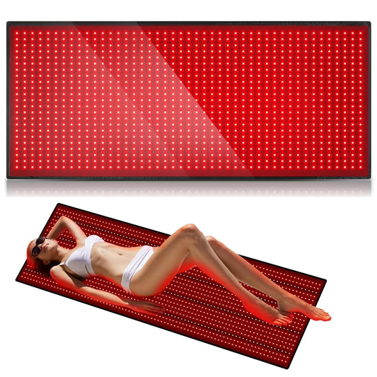 MCJ red light therapy mat back coverage for full-body comfort and relief potential.