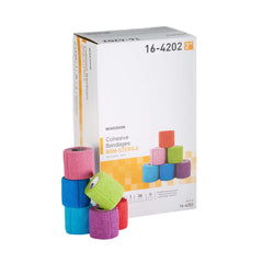 McKesson elastic self-adherent bandage wrap in multi color for secure dressing support