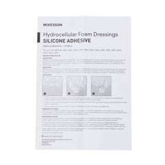 McKesson Hydrocellular foam dressing border promotes comfortable wear for sensitive skin.