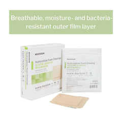 McKesson Hydrocellular foam dressing sterile pack contains 10 dressings.