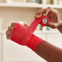 McKesson soft flexible bandage conforms to body contours for comfort