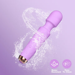 MCOEIVP compact 7.8-inch massager fits easily in bags for travel.