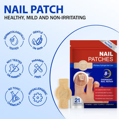 Mcukv Nail Repair Patches nighttime application, infused with natural extracts