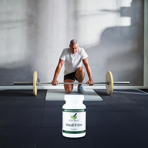 M.D. Blend MediTrim energy green tea leaves indicate metabolism support.