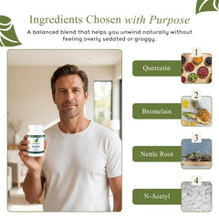 M.D. Blend NAC respiratory capsules pack ready for easy daily routine.