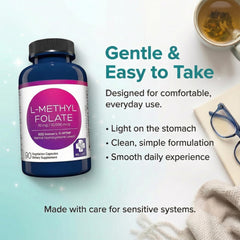MD Life L-Methylfolate 10 mg free-from label indicating allergen-free formulation.