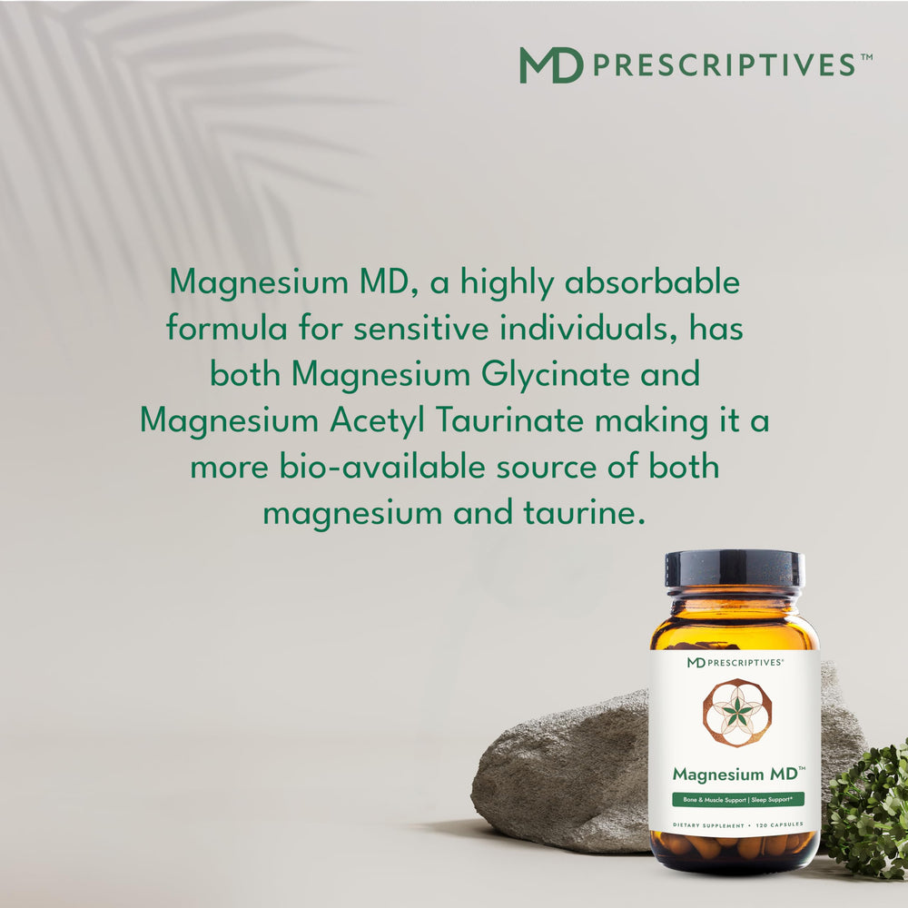 MD Prescriptives Magnesium MD daily-dose with meal fits into routine