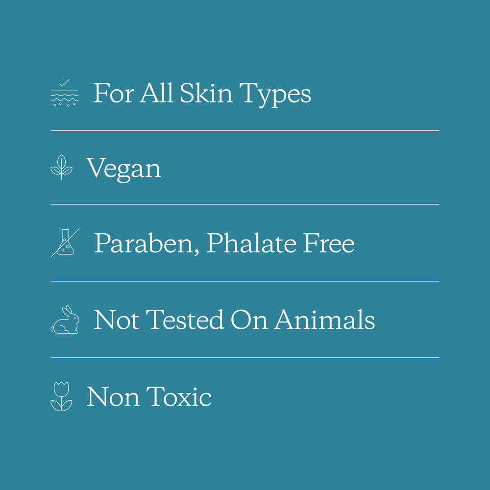 MDacne ingredients panel featuring vitamins A B5 zinc and selenium