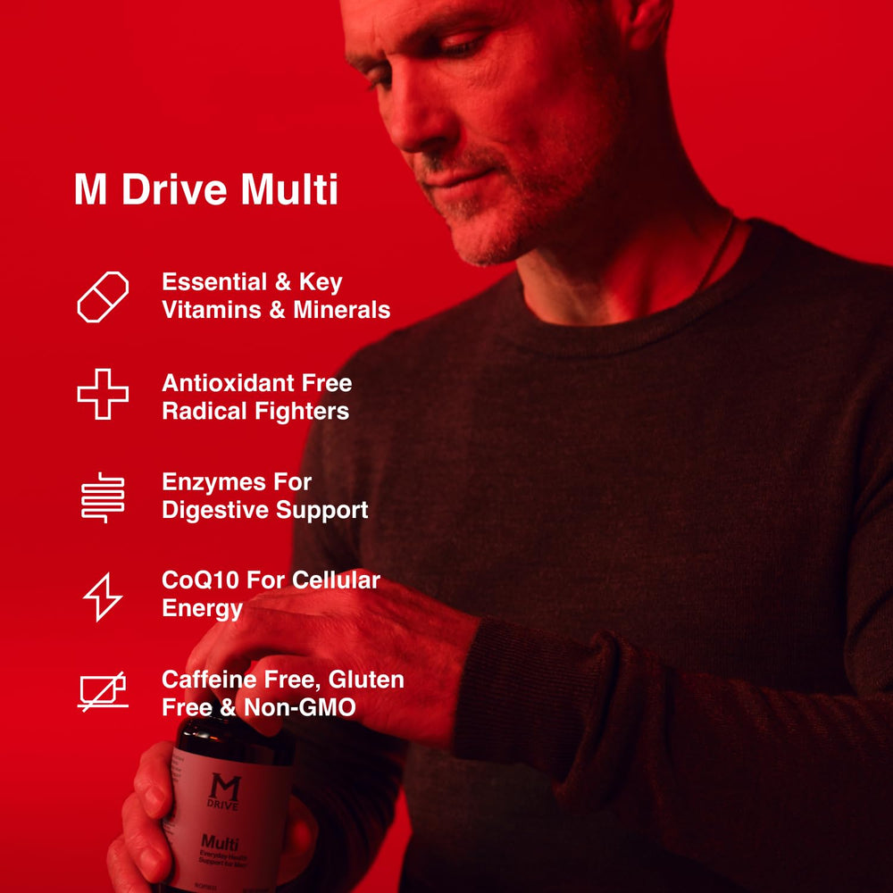 Mdrive capsules closeup for easy daily intake