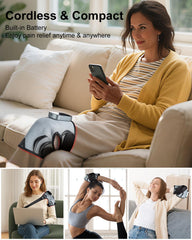 MDSTREE knee massager 3D design side angle for versatile use