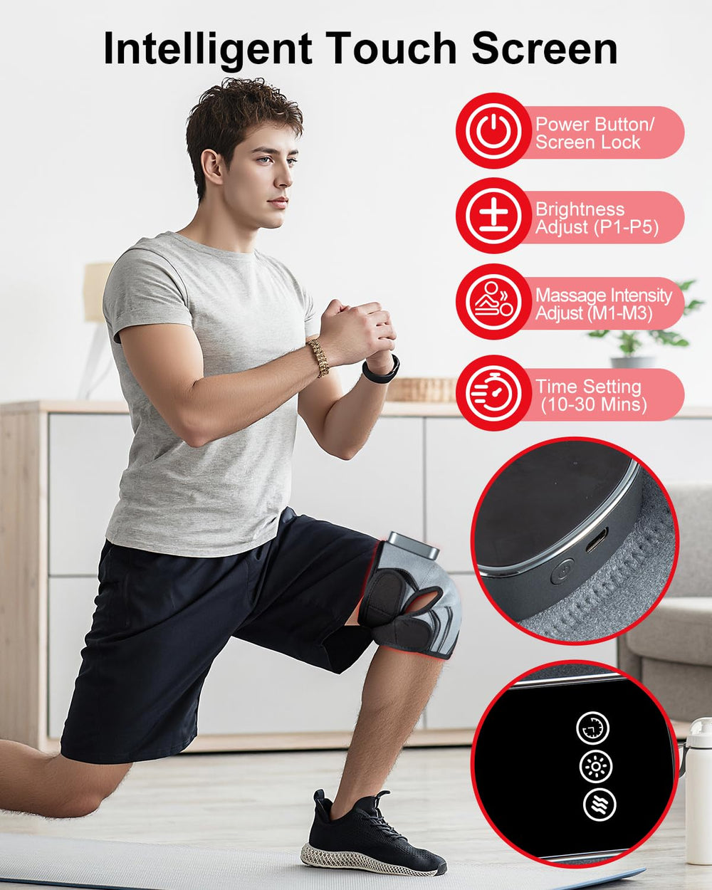 MDSTREE neoprene knee brace offers soft compression and all-day comfort
