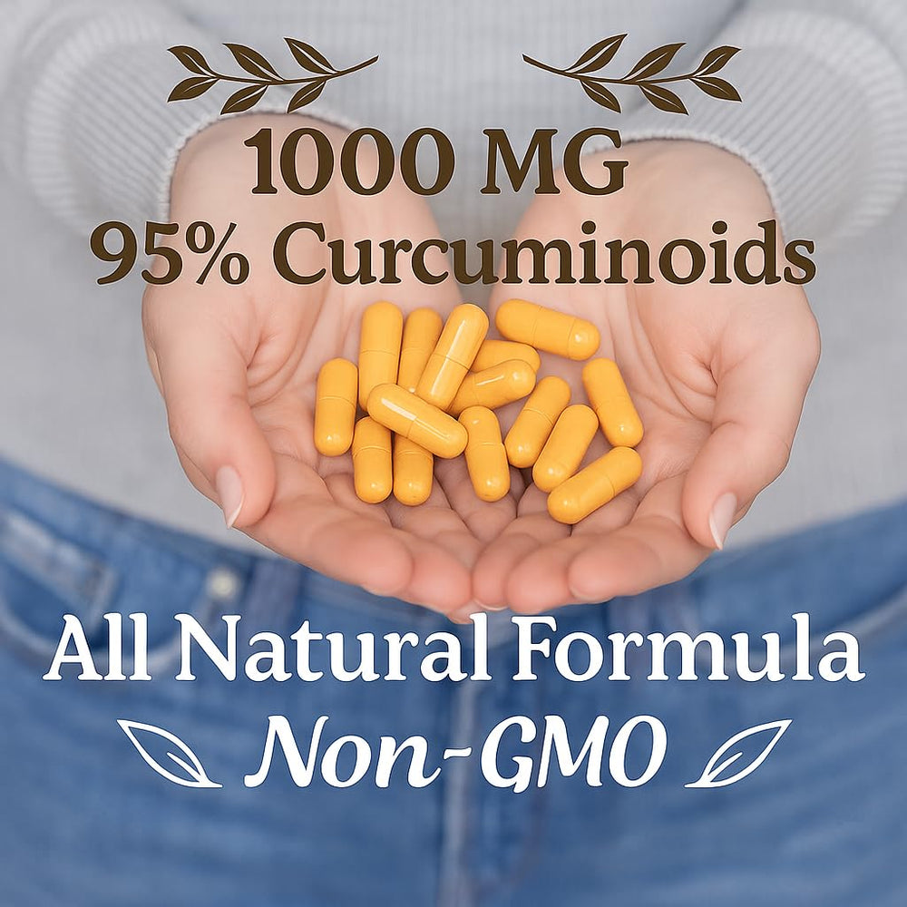 Me First Living Turmeric Curcumin bottle side view and label