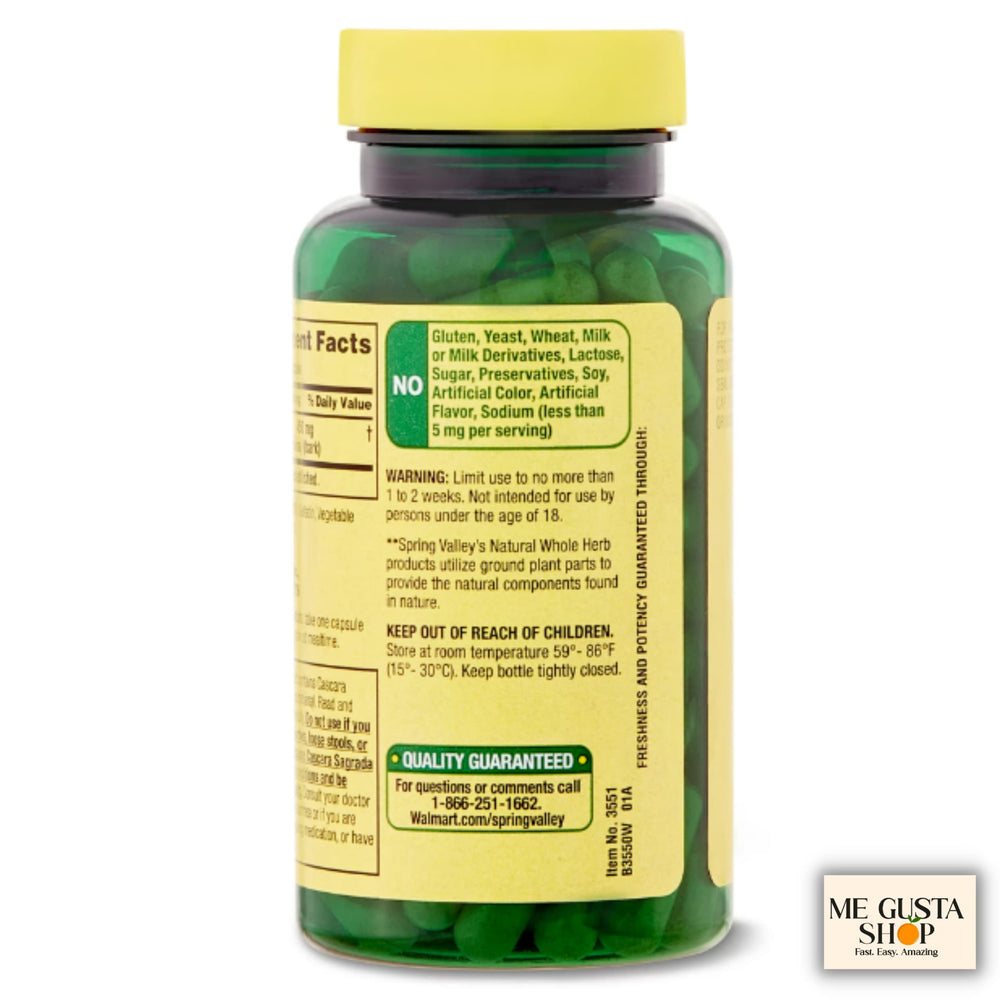 ME GUSTA SHOP two 100-count bottles totaling 200 capsules.